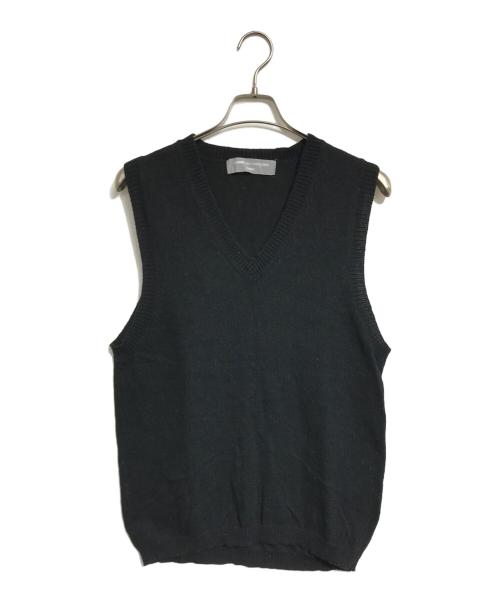 COMME des GARCONS HOMME（コムデギャルソン オム）COMME des GARCONS HOMME (コムデギャルソン オム) ニットベスト ブラック サイズ:表記なしの古着・服飾アイテム