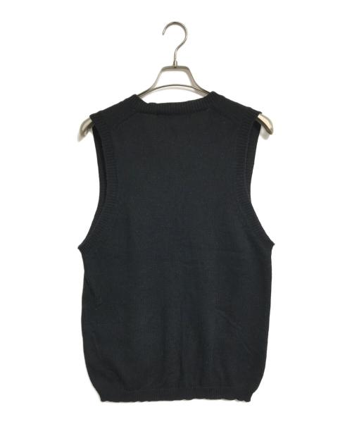 COMME des GARCONS HOMME（コムデギャルソン オム）COMME des GARCONS HOMME (コムデギャルソン オム) ニットベスト ブラック サイズ:表記なしの古着・服飾アイテム