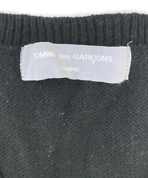 COMME des GARCONS HOMME（コムデギャルソン オム）COMME des GARCONS HOMME (コムデギャルソン オム) ニットベスト ブラック サイズ:表記なしの古着・服飾アイテム