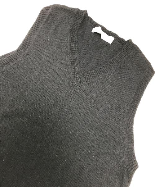 COMME des GARCONS HOMME（コムデギャルソン オム）COMME des GARCONS HOMME (コムデギャルソン オム) ニットベスト ブラック サイズ:表記なしの古着・服飾アイテム