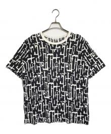 Y's for men（ワイズフォーメン）の古着「総柄Tシャツ」｜ブラック