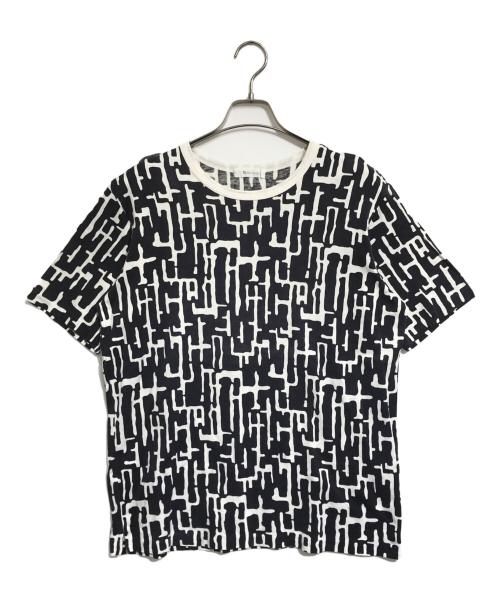 Y's for men（ワイズフォーメン）Y's for men (ワイズフォーメン) 総柄Tシャツ ブラック サイズ:表記なしの古着・服飾アイテム