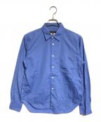 COMME des GARCONS HOMME PLUSコムデギャルソンオムプリュス）の古着「プレーンシャツ」｜ブルー