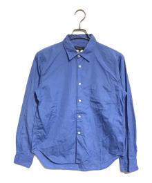 COMME des GARCONS HOMME PLUS（コムデギャルソンオムプリュス）の古着「プレーンシャツ」｜ブルー