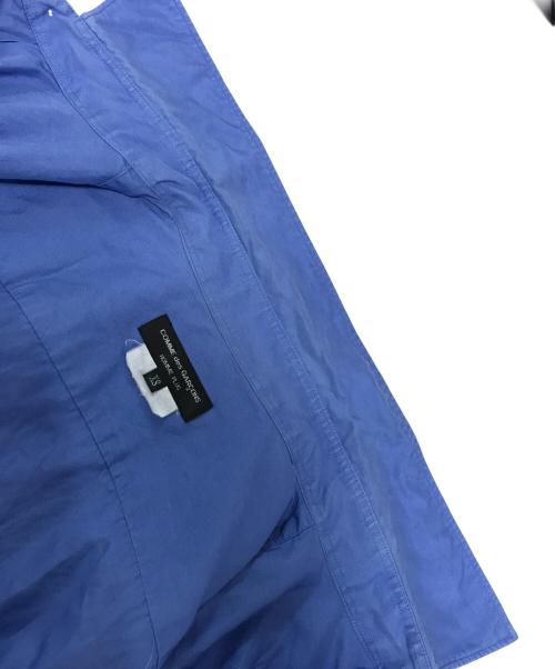 COMME des GARCONS HOMME PLUS（コムデギャルソンオムプリュス）COMME des GARCONS HOMME PLUS (コムデギャルソンオムプリュス) プレーンシャツ ブルー サイズ:XSの古着・服飾アイテム