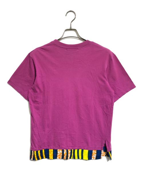 COMME des GARCONS SHIRT（コムデギャルソンシャツ）COMME des GARCONS SHIRT (コムデギャルソンシャツ) 裾ドッキングTシャツ パープル サイズ:Mの古着・服飾アイテム
