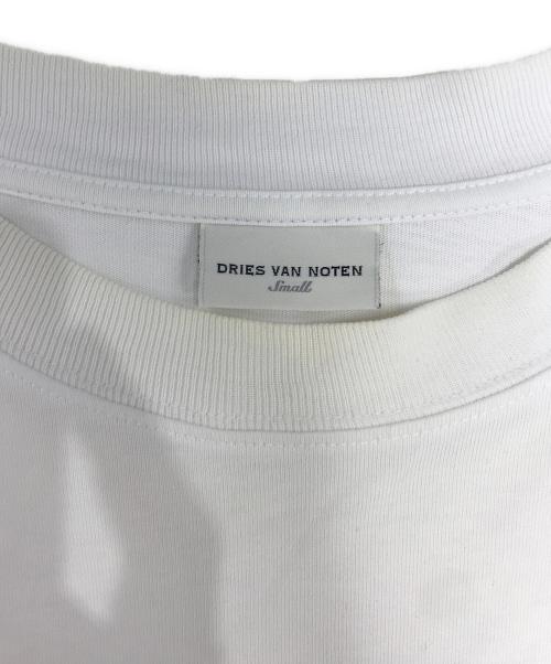 DRIES VAN NOTEN（ドリスヴァンノッテン）DRIES VAN NOTEN (ドリスヴァンノッテン) オーバーサイズロングスリーブカットソー ホワイト サイズ:Smallの古着・服飾アイテム