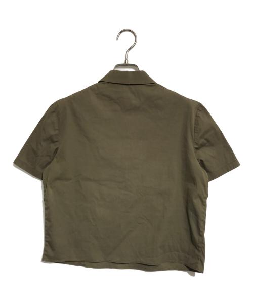 PRADA（プラダ）PRADA (プラダ) プルオーバーシャツ オリーブ サイズ:44の古着・服飾アイテム
