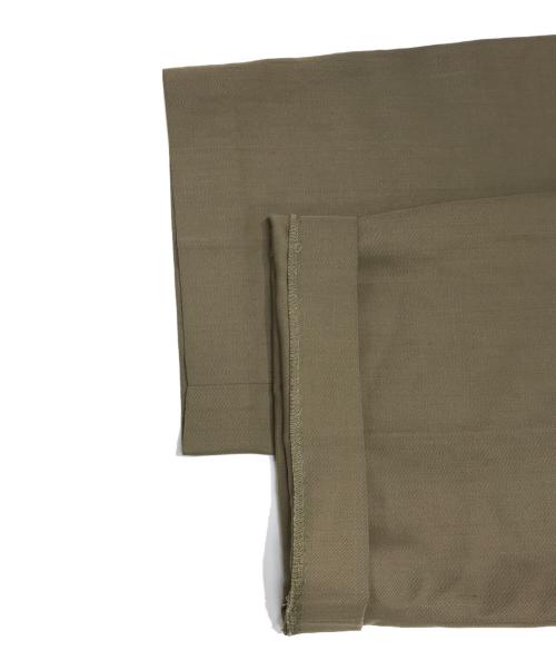 DRIES VAN NOTEN（ドリスヴァンノッテン）DRIES VAN NOTEN (ドリスヴァンノッテン) 2タックスラックス カーキ サイズ:46の古着・服飾アイテム