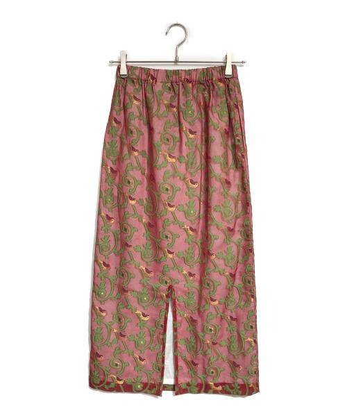 tricot COMME des GARCONS（トリココムデギャルソン）tricot COMME des GARCONS (トリココムデギャルソン) 総柄スカート レッド サイズ:表記なしの古着・服飾アイテム