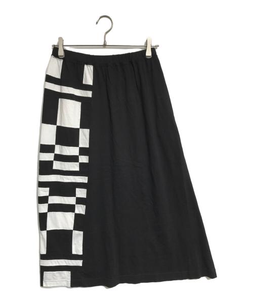 COMME des GARCONS（コムデギャルソン）COMME des GARCONS (コムデギャルソン) パッチワークスカート ブラック サイズ:表記なしの古着・服飾アイテム