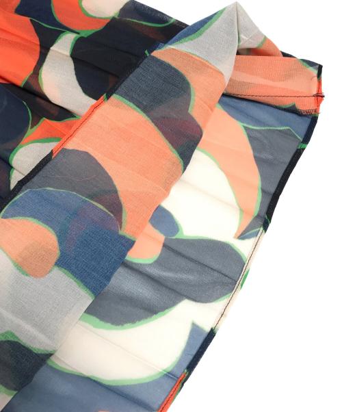DRIES VAN NOTEN（ドリスヴァンノッテン）DRIES VAN NOTEN (ドリスヴァンノッテン) 総柄プリーツスカート マルチカラー サイズ:34の古着・服飾アイテム