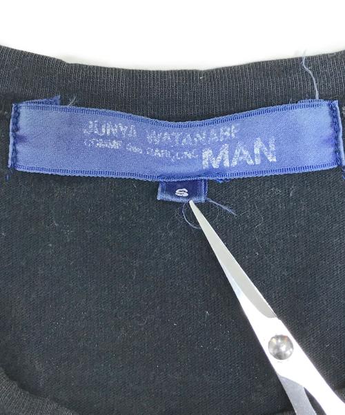 JUNYA WATANABE CdG MAN（ジュンヤ ワタナベ コム デ ギャルソン マン）JUNYA WATANABE CdG MAN (ジュンヤ ワタナベ コム デ ギャルソン マン) スカル×チェッカープリントTシャツ ブラック サイズ:Sの古着・服飾アイテム