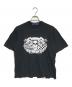 JUNYA WATANABE CdG MAN（ジュンヤ ワタナベ コム デ ギャルソン マン）の古着「スカル×チェッカープリントTシャツ」｜ブラック