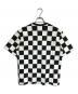 JUNYA WATANABE CdG MAN (ジュンヤ ワタナベ コム デ ギャルソン マン) スカル×チェッカープリントTシャツ ブラック サイズ:S：18000円