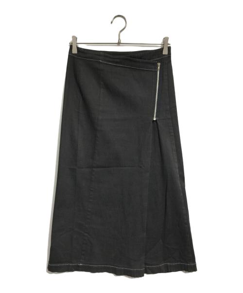 tricot COMME des GARCONS（トリココムデギャルソン）tricot COMME des GARCONS (トリココムデギャルソン) ラップスカート ブラック サイズ:Mの古着・服飾アイテム