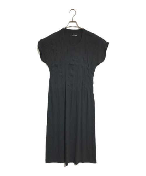 tricot COMME des GARCONS（トリココムデギャルソン）tricot COMME des GARCONS (トリココムデギャルソン) シワ加工ワンピース ブラック サイズ:表記なしの古着・服飾アイテム