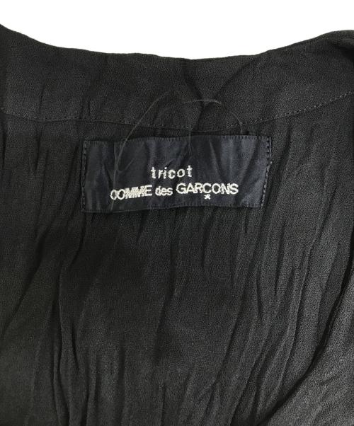 tricot COMME des GARCONS（トリココムデギャルソン）tricot COMME des GARCONS (トリココムデギャルソン) シワ加工ワンピース ブラック サイズ:表記なしの古着・服飾アイテム