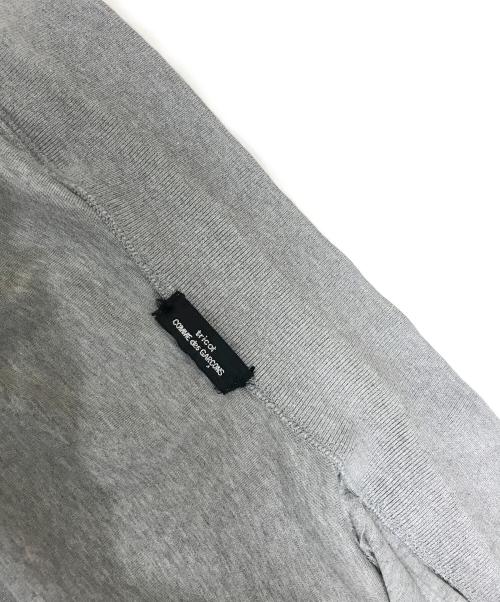 tricot COMME des GARCONS（トリココムデギャルソン）tricot COMME des GARCONS (トリココムデギャルソン) エンブレムプリントカーディガン グレー サイズ:表記なしの古着・服飾アイテム