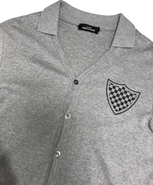tricot COMME des GARCONS（トリココムデギャルソン）tricot COMME des GARCONS (トリココムデギャルソン) エンブレムプリントカーディガン グレー サイズ:表記なしの古着・服飾アイテム