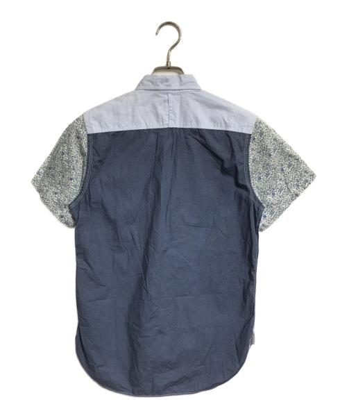 COMME des GARCONS JUNYA WATANABE MAN（コムデギャルソンジュンヤワタナベマン）COMME des GARCONS JUNYA WATANABE MAN (コムデギャルソンジュンヤワタナベマン) 切替シャツ ブルー サイズ:XSの古着・服飾アイテム
