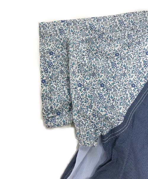 COMME des GARCONS JUNYA WATANABE MAN（コムデギャルソンジュンヤワタナベマン）COMME des GARCONS JUNYA WATANABE MAN (コムデギャルソンジュンヤワタナベマン) 切替シャツ ブルー サイズ:XSの古着・服飾アイテム