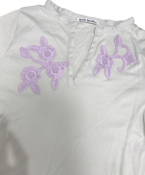 Acne studios（アクネ ストゥディオズ）Acne studios (アクネ ストゥディオズ) カットソー ブルー サイズ:Lの古着・服飾アイテム