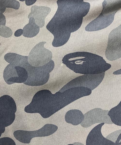 A BATHING APE（アベイシングエイプ）A BATHING APE (アベイシングエイプ) 1st Camo Heavy Wash Cropped Fit Zip Hoodie ブルー サイズ:Mの古着・服飾アイテム