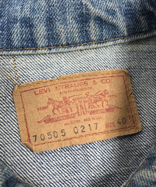 LEVI'S（リーバイス）LEVI'S (リーバイス) 70505デニムジャケット インディゴ サイズ:40の古着・服飾アイテム