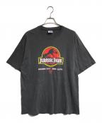 ムービーTシャツムービーTシャツ）の古着「90s JURASSIC PARK(ジュラシック・パーク) ムービーTシャツ」｜ブラック