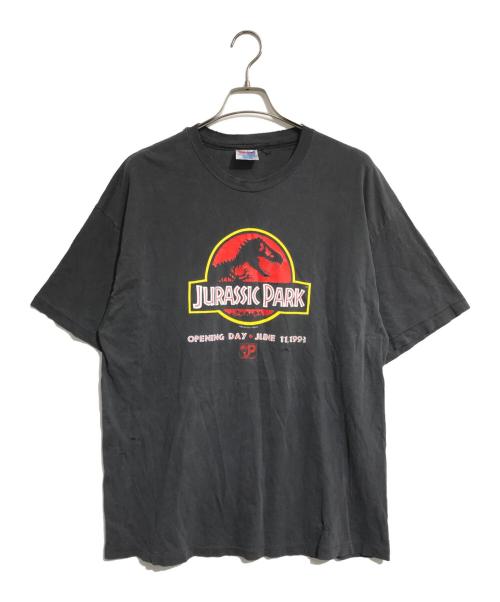ムービーTシャツ（ムービーTシャツ）ムービーTシャツ (ムービーTシャツ) 90s JURASSIC PARK(ジュラシック・パーク) ムービーTシャツ ブラック サイズ:X LARGEの古着・服飾アイテム