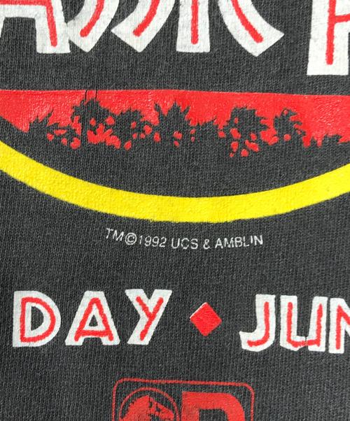 ムービーTシャツ（ムービーTシャツ）ムービーTシャツ (ムービーTシャツ) 90s JURASSIC PARK(ジュラシック・パーク) ムービーTシャツ ブラック サイズ:X LARGEの古着・服飾アイテム