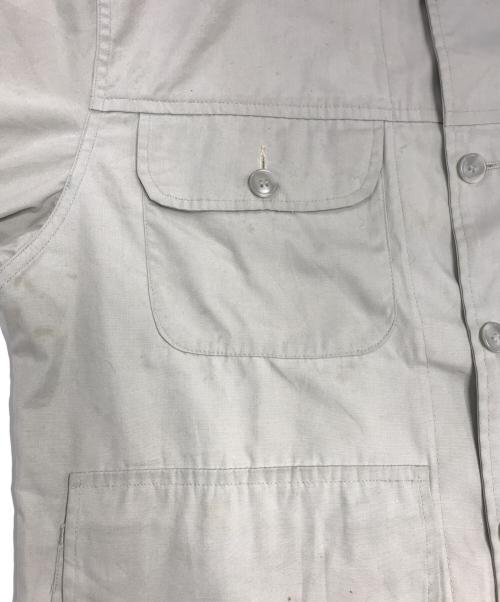 H.L.Leonard Rod Co.（H.L. レナード・ロッド・カンパニー）H.L.Leonard Rod Co. (H.L. レナード・ロッド・カンパニー) ワーデンジャケット ベージュ サイズ:40の古着・服飾アイテム