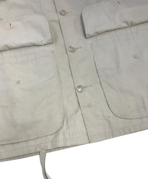 H.L.Leonard Rod Co.（H.L. レナード・ロッド・カンパニー）H.L.Leonard Rod Co. (H.L. レナード・ロッド・カンパニー) ワーデンジャケット ベージュ サイズ:40の古着・服飾アイテム