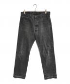 LEVI'Sリーバイス）の古着「501後染めブラックデニム」｜ブラック
