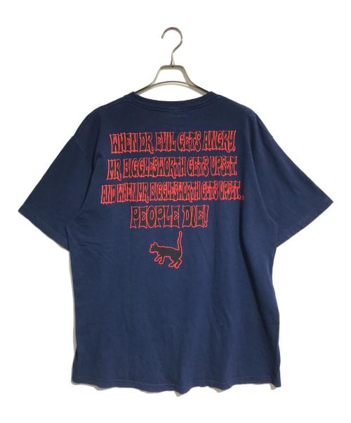 AUSTIN POWERS（オースティン・パワーズ）AUSTIN POWERS (オースティン・パワーズ) プリントTシャツ ネイビー サイズ:XLの古着・服飾アイテム
