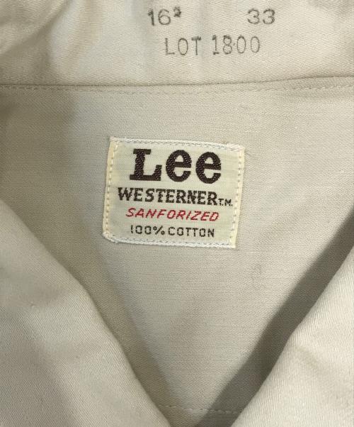 LEE（リー）LEE (リー) ウエスターナーシャツ ベージュ サイズ:16の古着・服飾アイテム