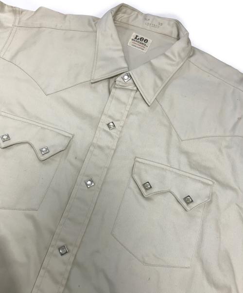 LEE（リー）LEE (リー) ウエスターナーシャツ ベージュ サイズ:16の古着・服飾アイテム