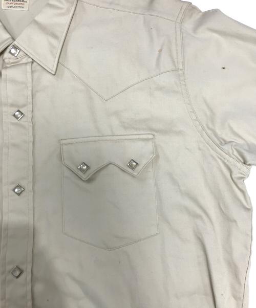 LEE（リー）LEE (リー) ウエスターナーシャツ ベージュ サイズ:16の古着・服飾アイテム