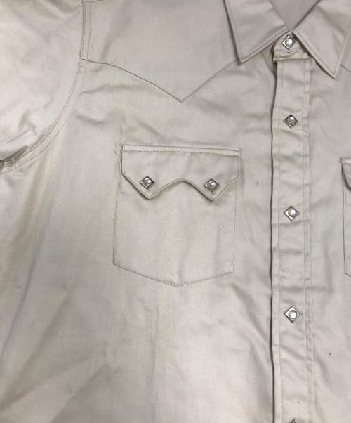 LEE（リー）LEE (リー) ウエスターナーシャツ ベージュ サイズ:16の古着・服飾アイテム