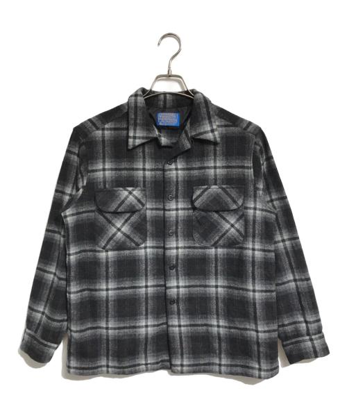 PENDLETON（ペンドルトン）PENDLETON (ペンドルトン) オンブレボードシャツ ブラック サイズ:Lの古着・服飾アイテム