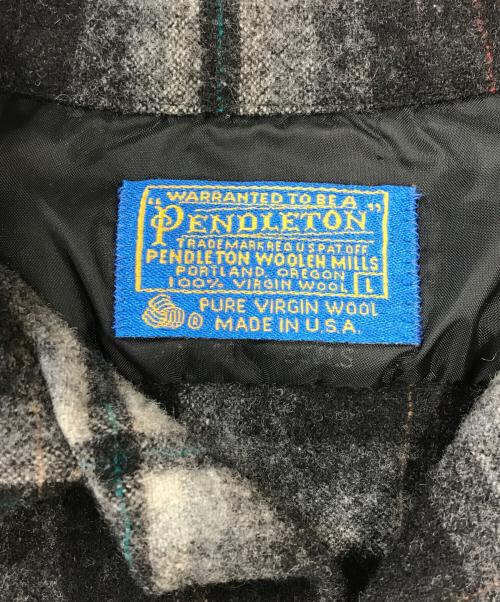 PENDLETON（ペンドルトン）PENDLETON (ペンドルトン) オンブレボードシャツ ブラック サイズ:Lの古着・服飾アイテム