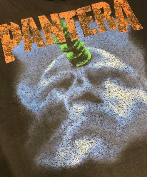 バンドTシャツ（バンドTシャツ）バンドTシャツ (バンドTシャツ) 90s PANTERA(パンテラ) バンドTシャツ ブラック サイズ:表記なしの古着・服飾アイテム
