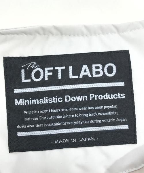 LOFT LABO（ロフトラボ）LOFT LABO (ロフトラボ) ノーカラーダウンジップコート ホワイト サイズ:1の古着・服飾アイテム