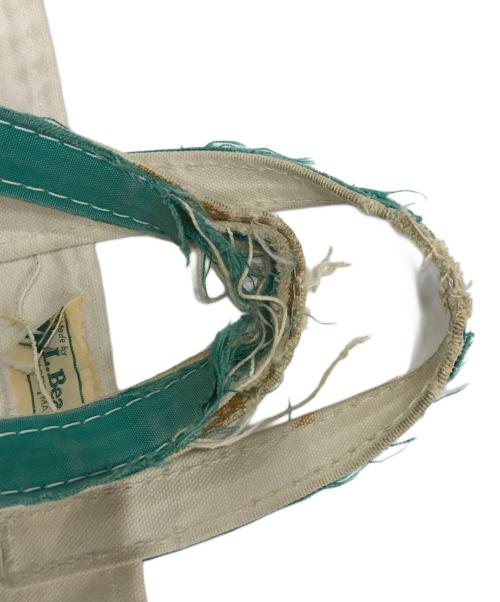 L.L.Bean（エルエルビーン）L.L.Bean (エルエルビーン) トートバッグ アイボリー×グリーン サイズ:表記なしの古着・服飾アイテム