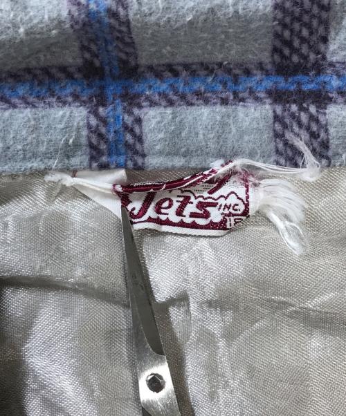 JETS（ジェッツ）JETS (ジェッツ) プリネルオープンカラーシャツ グレー サイズ:18の古着・服飾アイテム