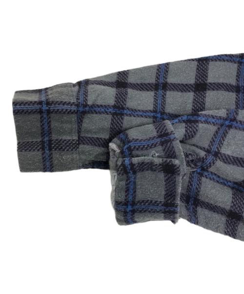 JETS（ジェッツ）JETS (ジェッツ) プリネルオープンカラーシャツ グレー サイズ:18の古着・服飾アイテム
