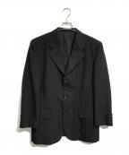 COMME des GARCONS HOMMEコムデギャルソン オム）の古着「3Bウールテーラードジャケット」｜ブラック