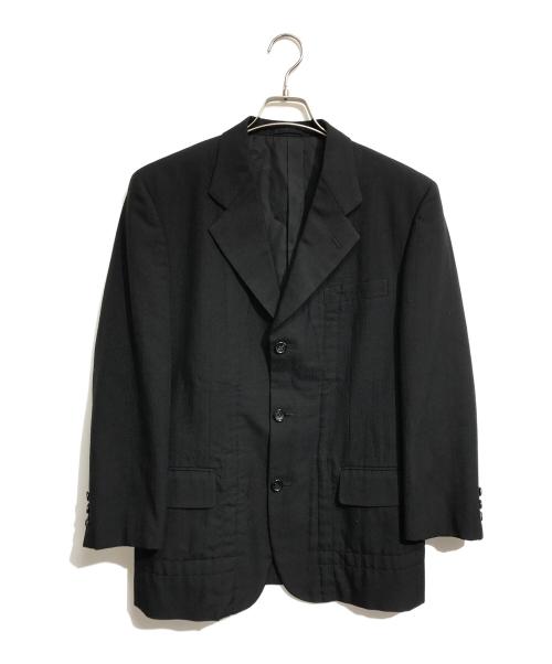 COMME des GARCONS HOMME（コムデギャルソン オム）COMME des GARCONS HOMME (コムデギャルソン オム) 3Bウールテーラードジャケット ブラック サイズ:Sの古着・服飾アイテム
