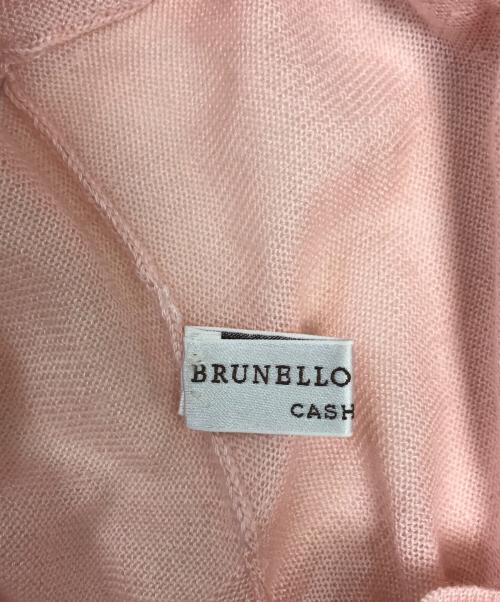 BRUNELLO CUCINELLI（ブルネロクチネリ）BRUNELLO CUCINELLI (ブルネロクチネリ) カシミヤニット ピンク サイズ:Mの古着・服飾アイテム